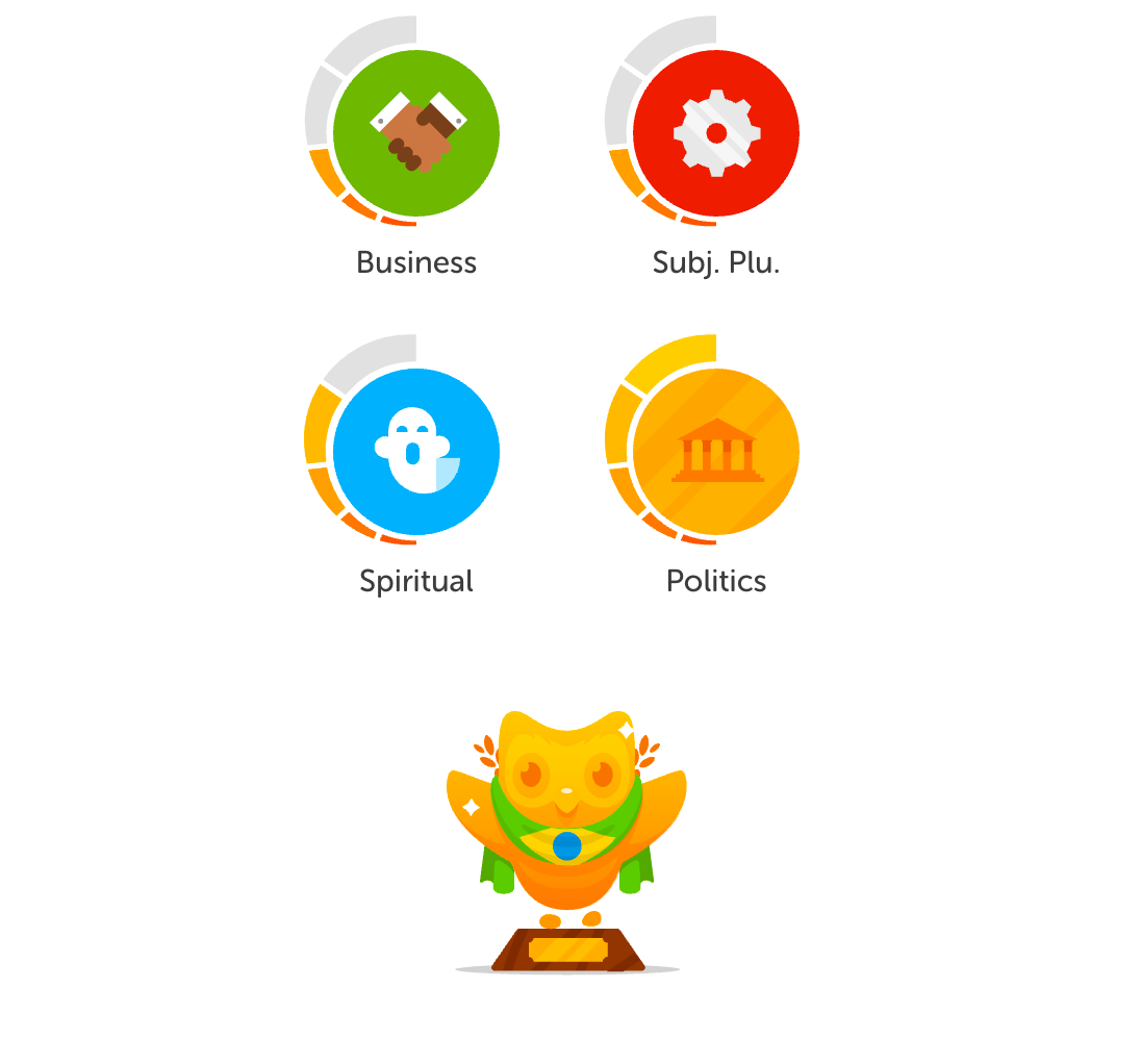 Today I finalized my Duolingo's Portuguese Tree!!