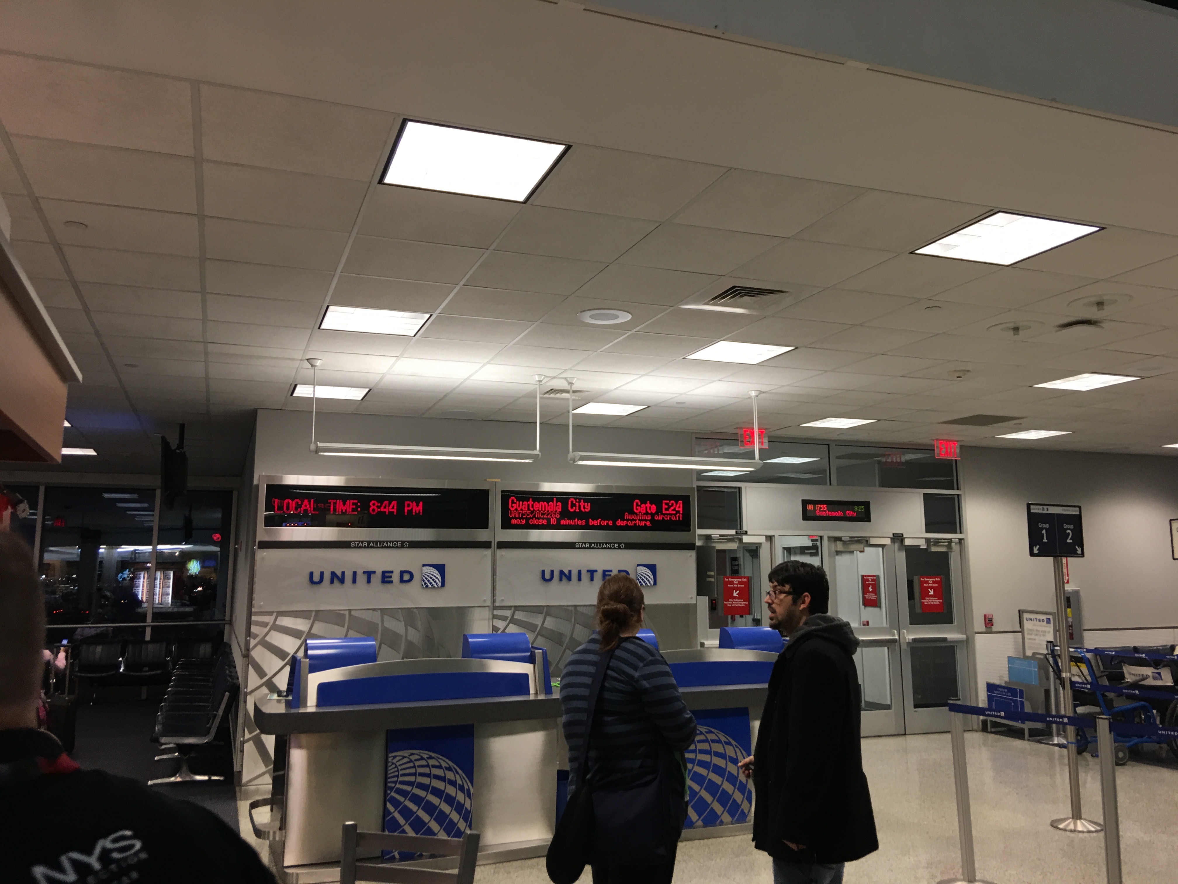 IAH....crazy rain, want to go back to GUA