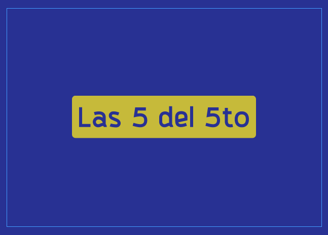 Los 5 del 5to, Viernes 3 de Agosto